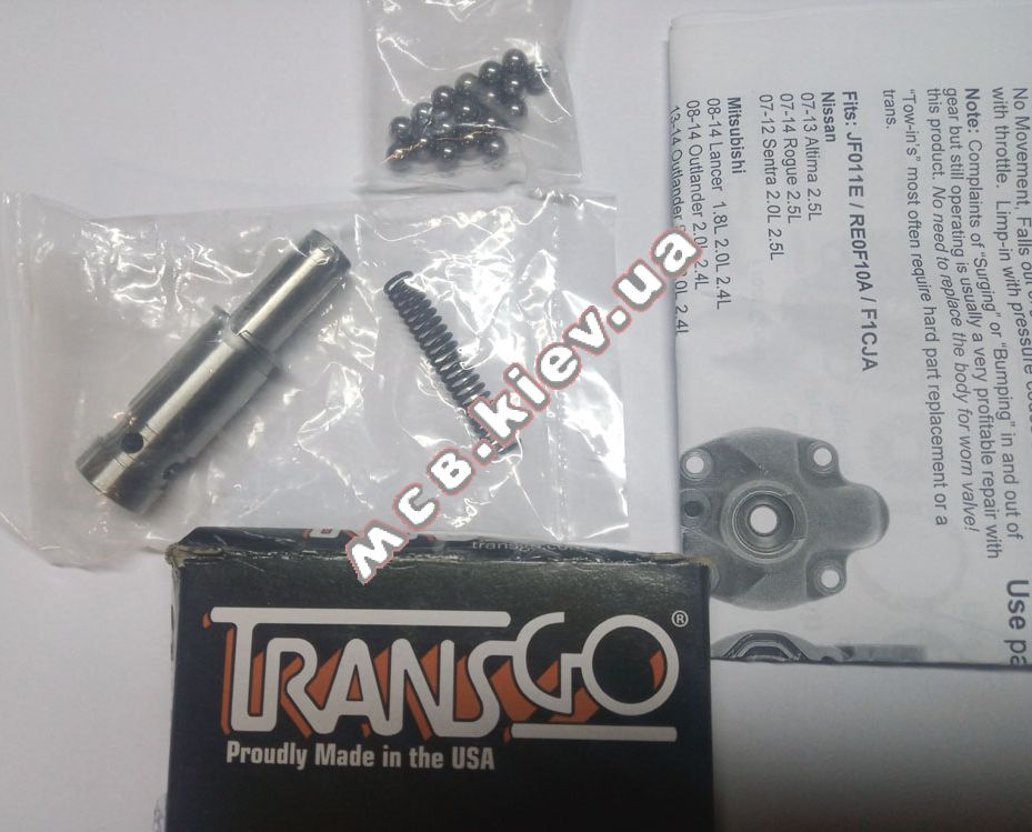 TransGo JF011EF Pump Flow Control Valve JF011 JF015 JF016 JF017 C JF011EF